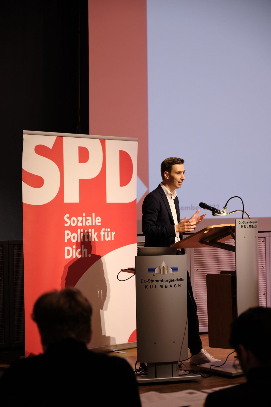 Richard Schmidt bei seiner Vorstellungsrede