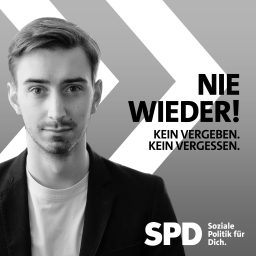 Nie wieder - Sharepic zum 09. November